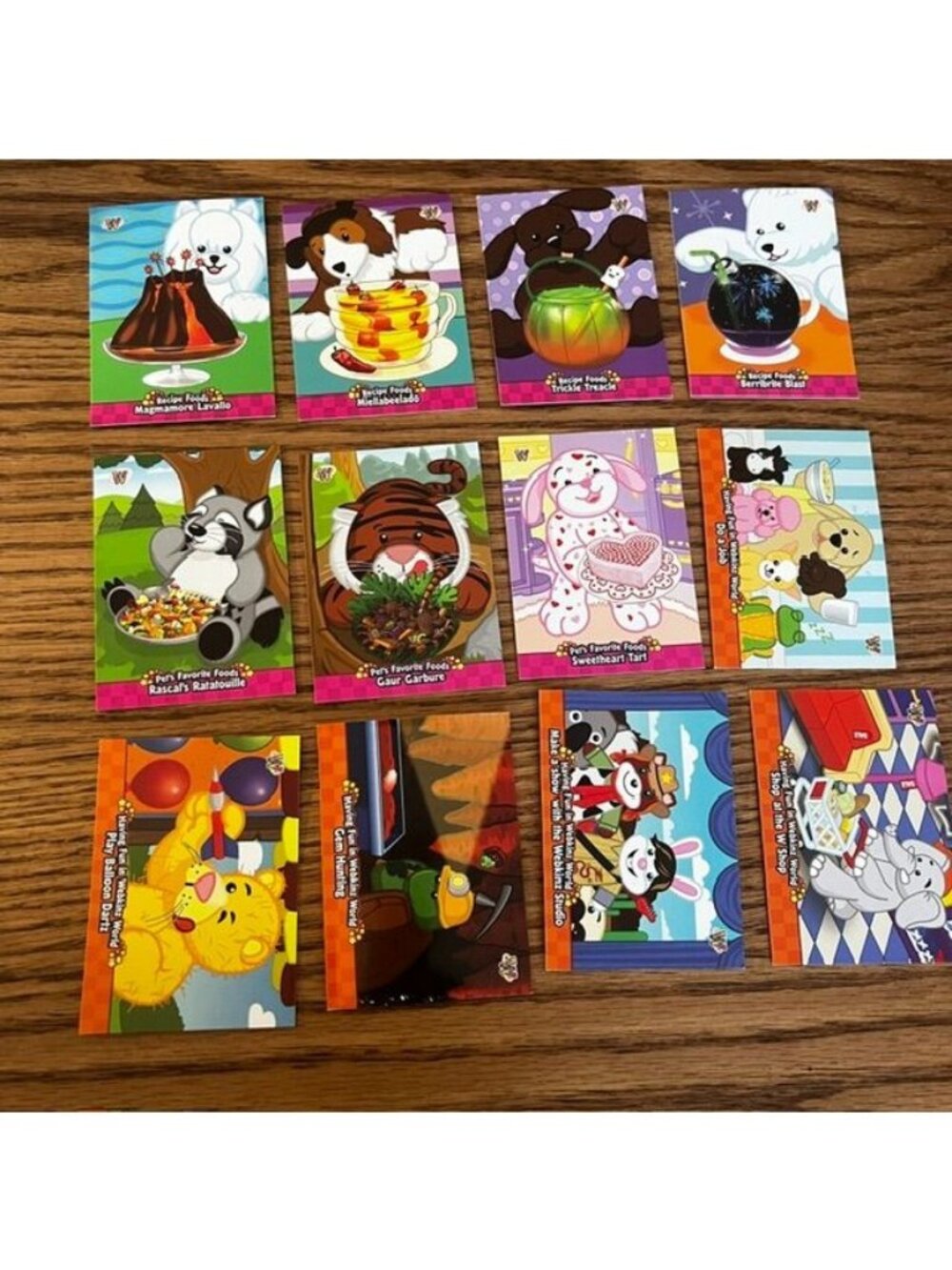 Webkinz Set of 12 Card Lot